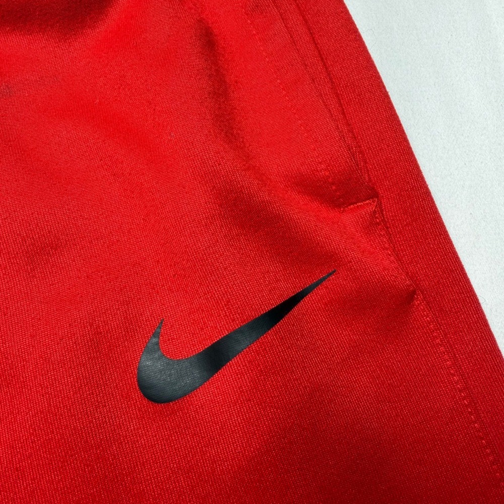 Nike Dri-FIT Basketball Shorts Mens XXL Red Black Zipper Pockets Athletic Gym - Picture 3 of 11